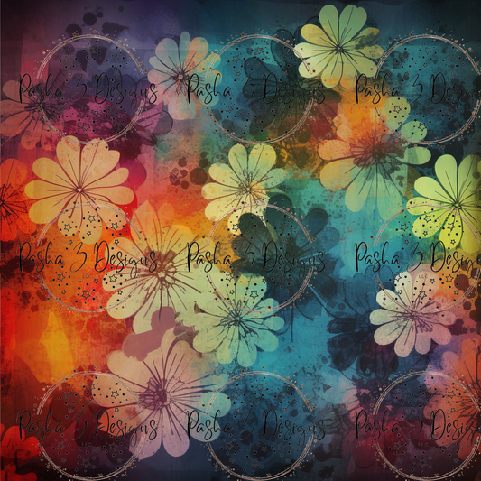 Fs895 Floral Abstract