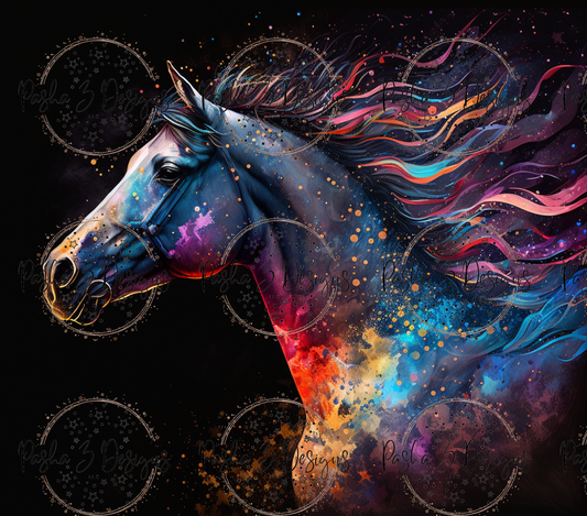 New: Alcohol Ink Horse