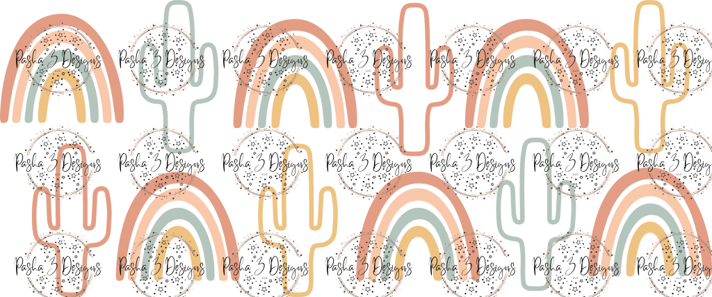 Cactus Rainbow 16Oz Libbey