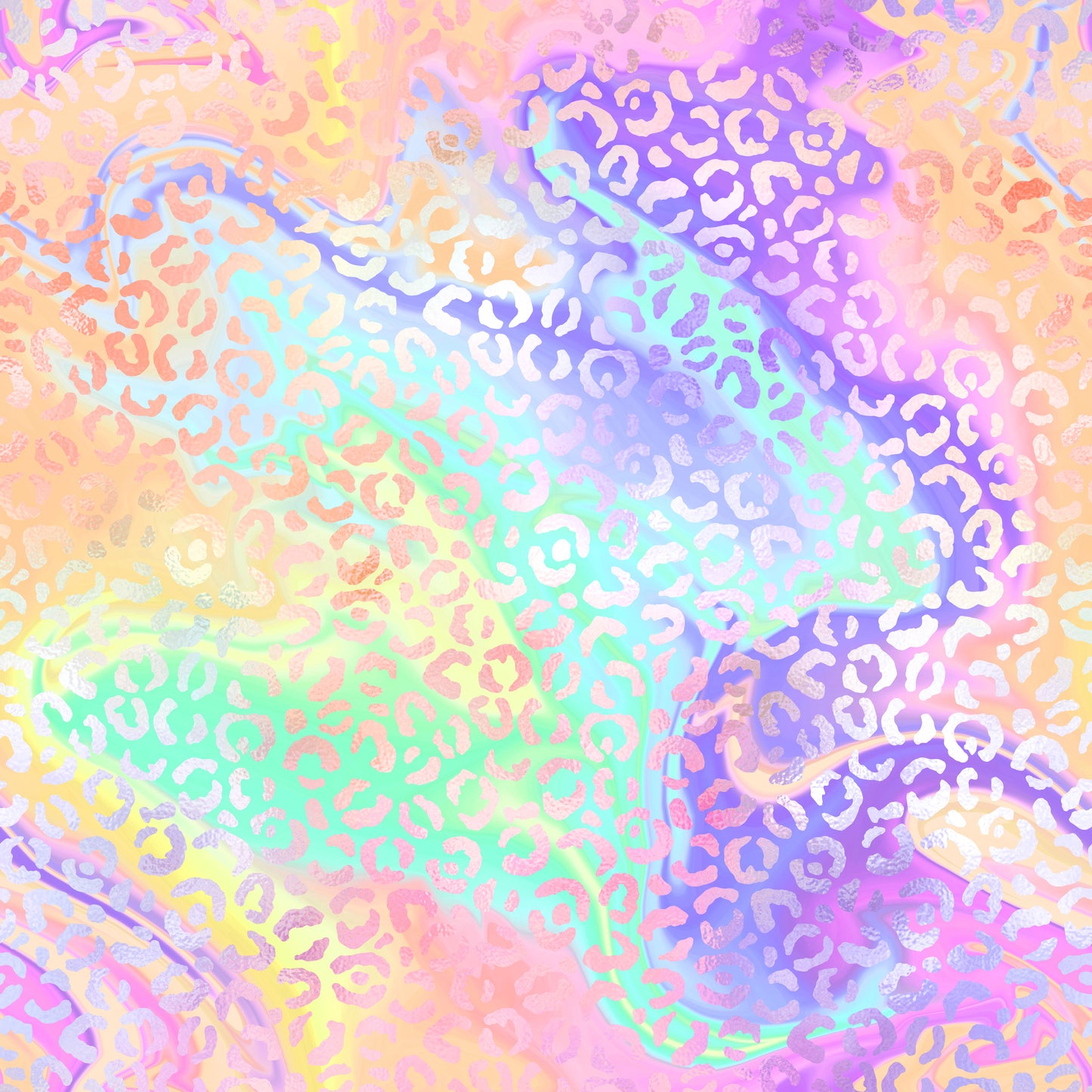 FS1247 iridescent leopard swirl