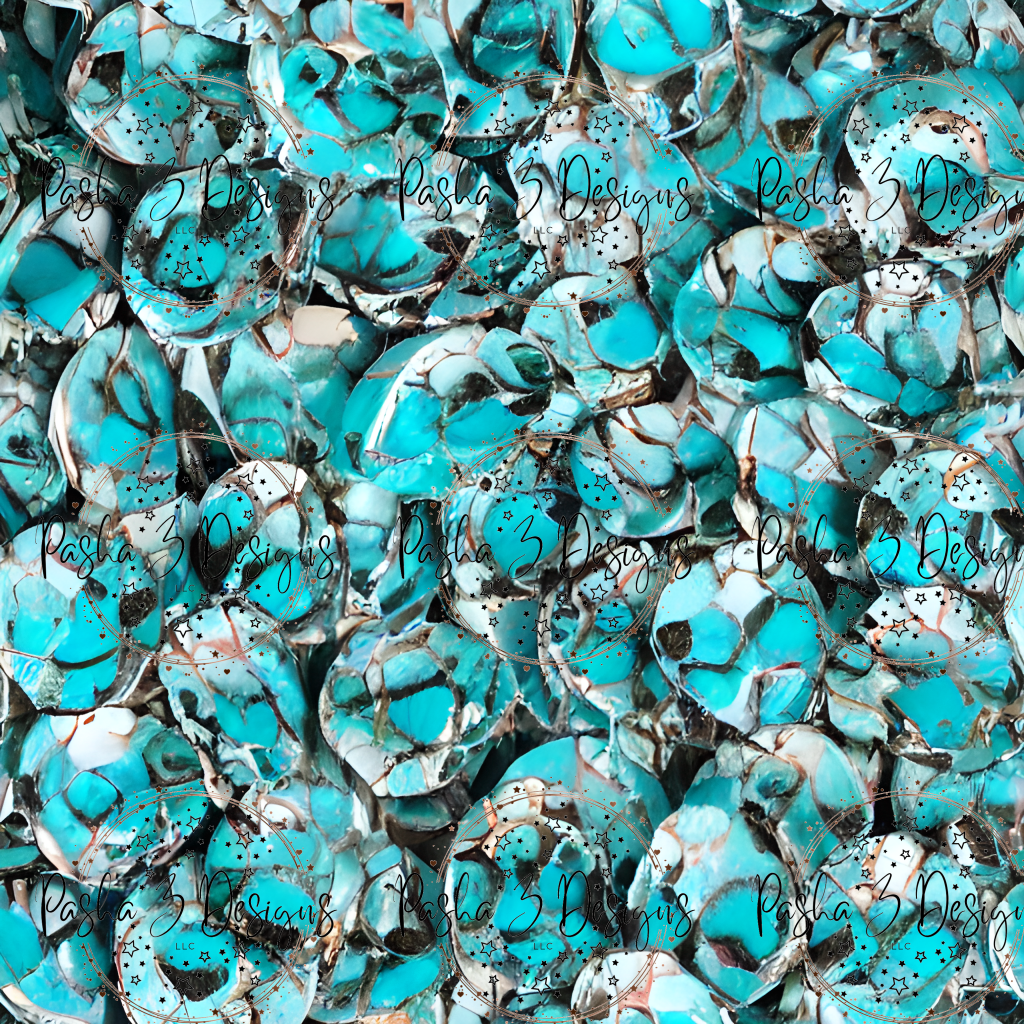 Fs992 Turquoise Crystal
