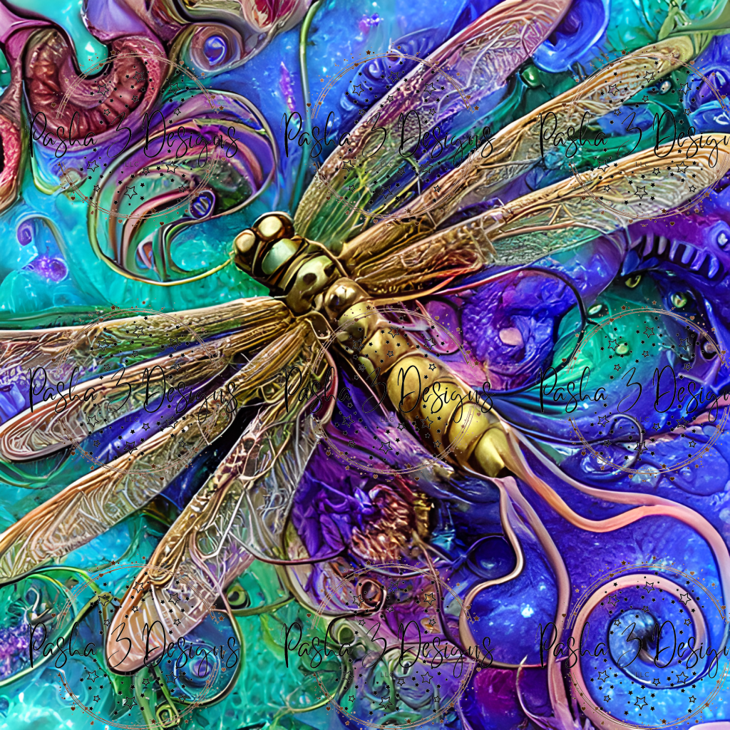 Tw1068 Abstract Dragonfly