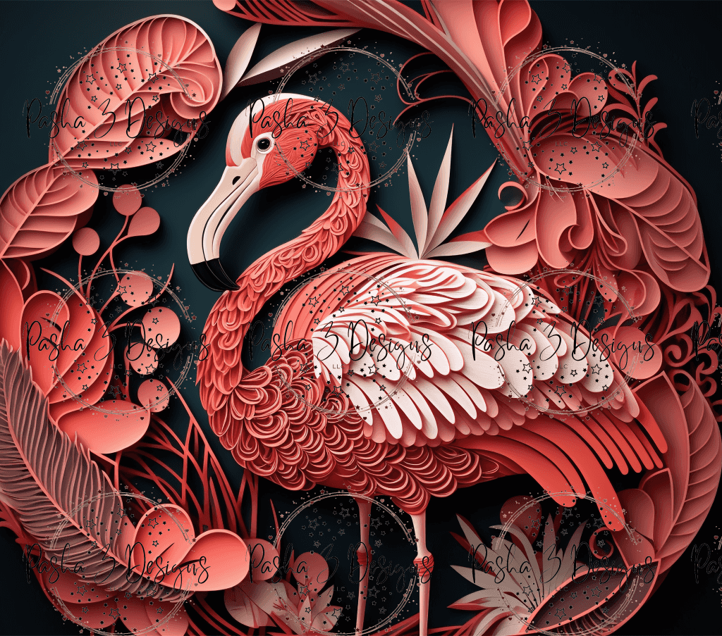 Tw934 Quilted Flamingo