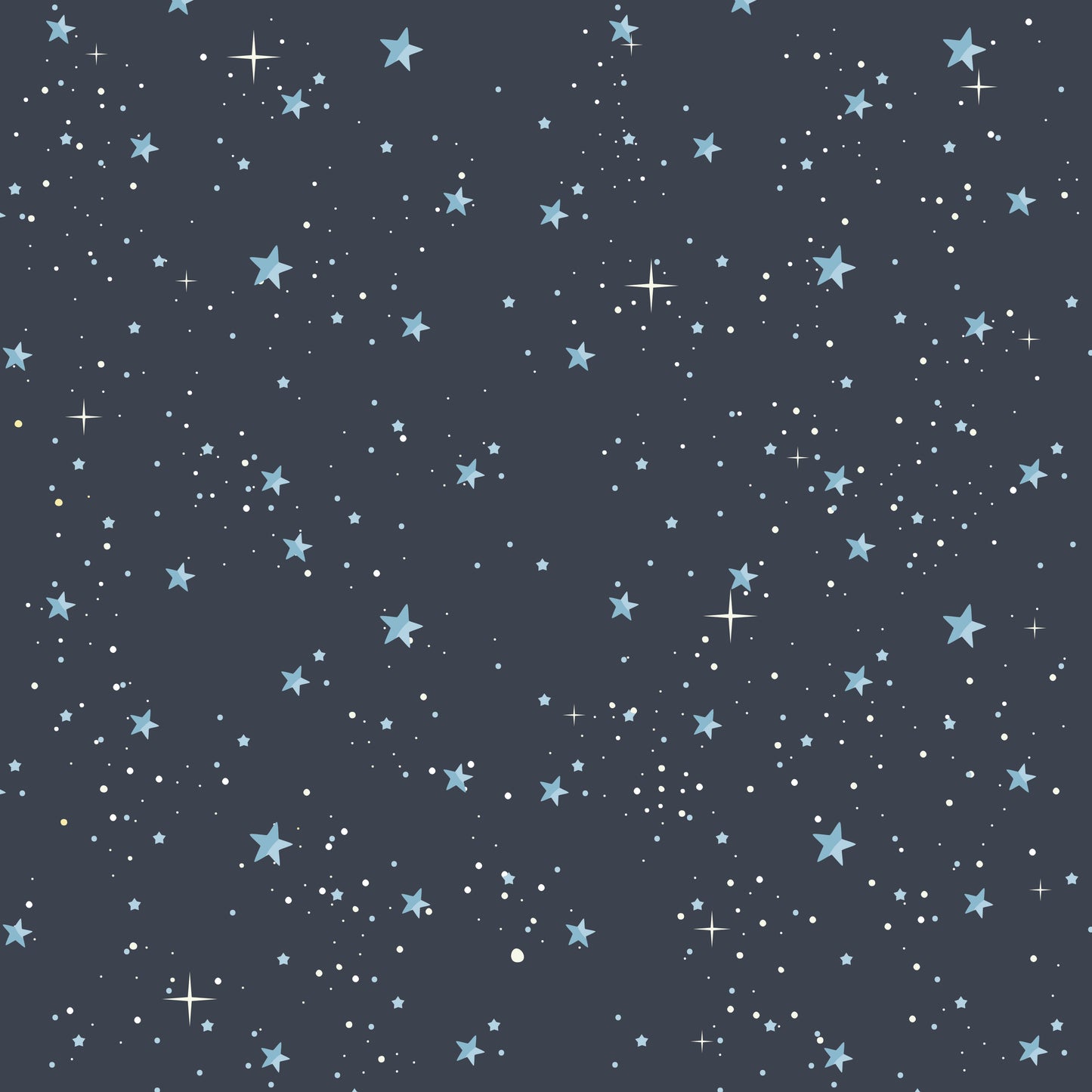 FS178 navy blue stars
