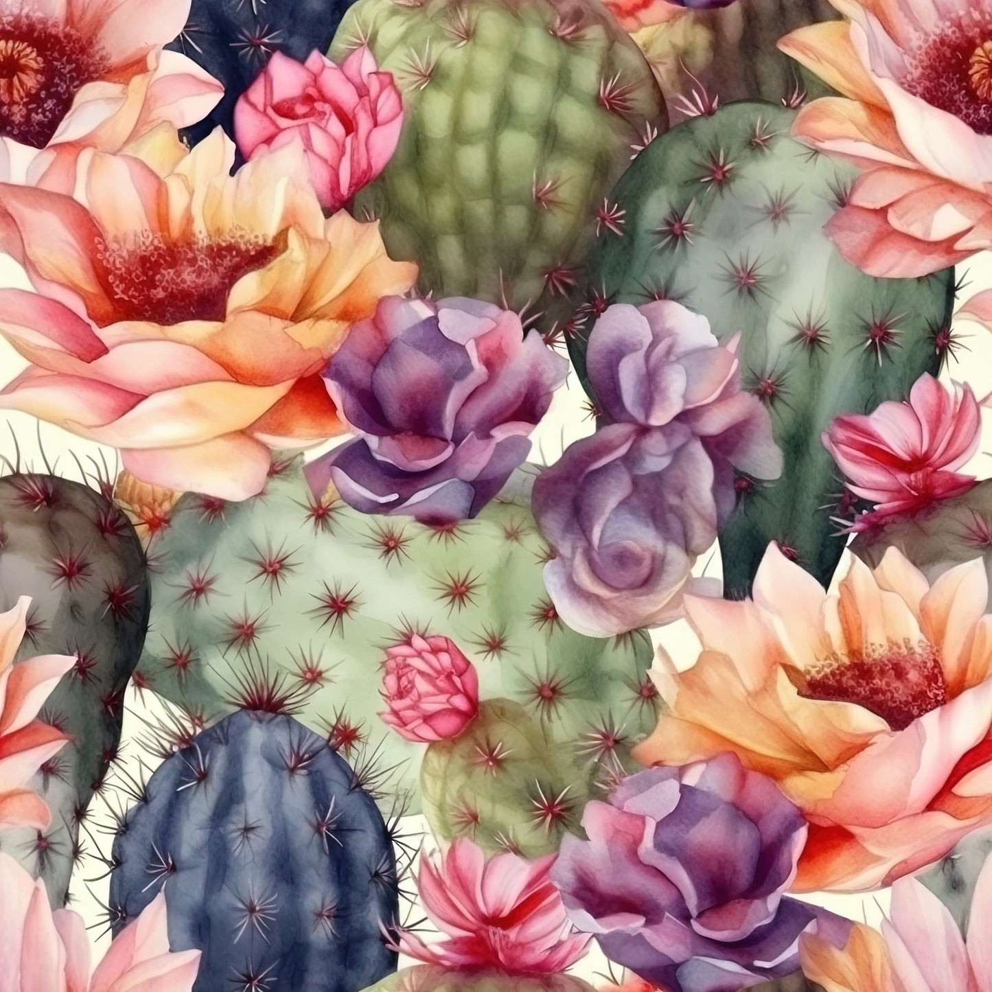 FS308 cactus watercolor