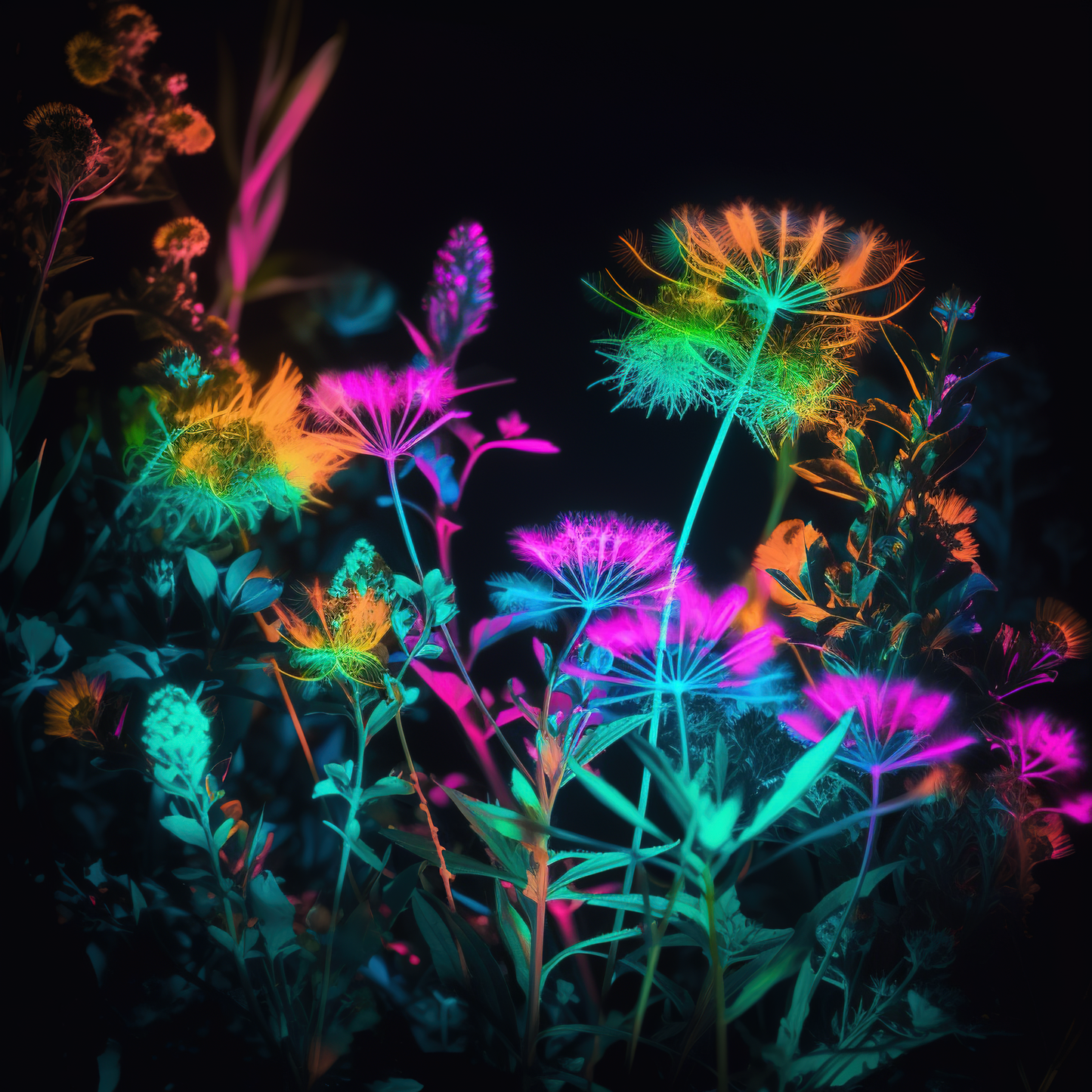 FS75 neon floral