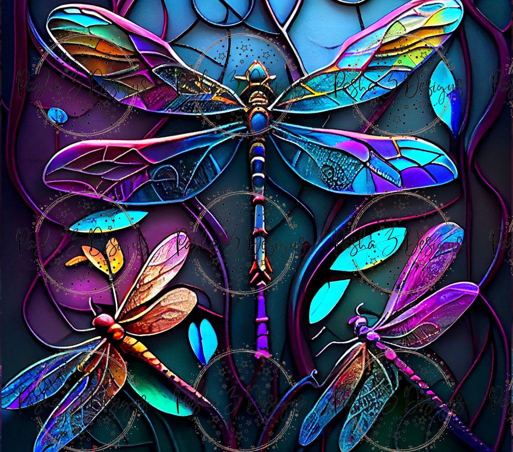 New: Dragonfly Stained Glass