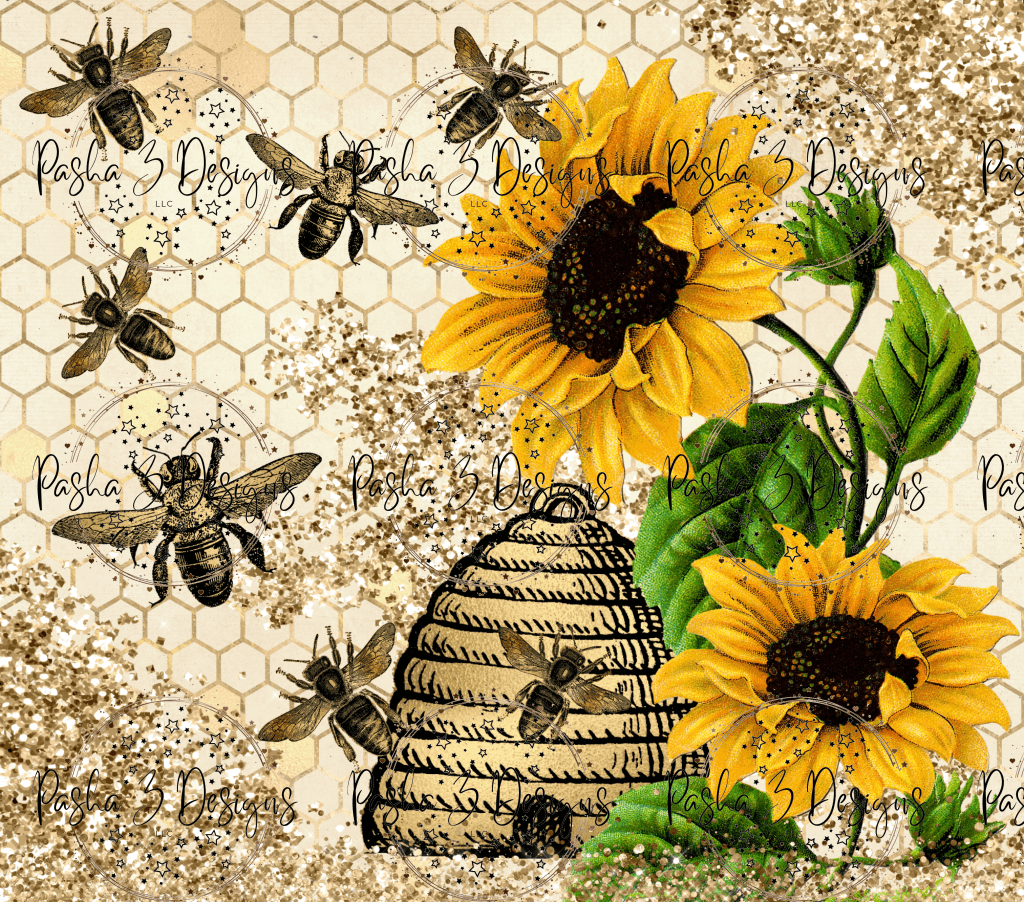 New: Honeybee Sunflower Hive