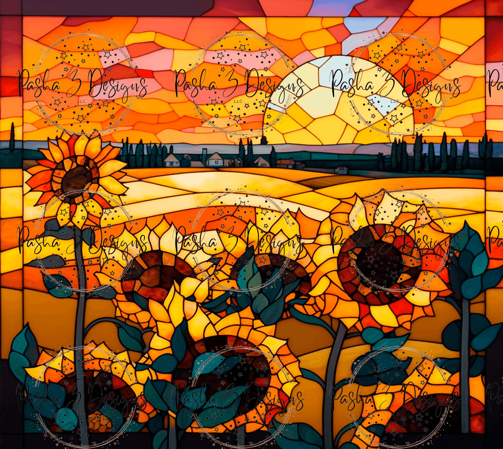 New: Sunflower Stained Glass