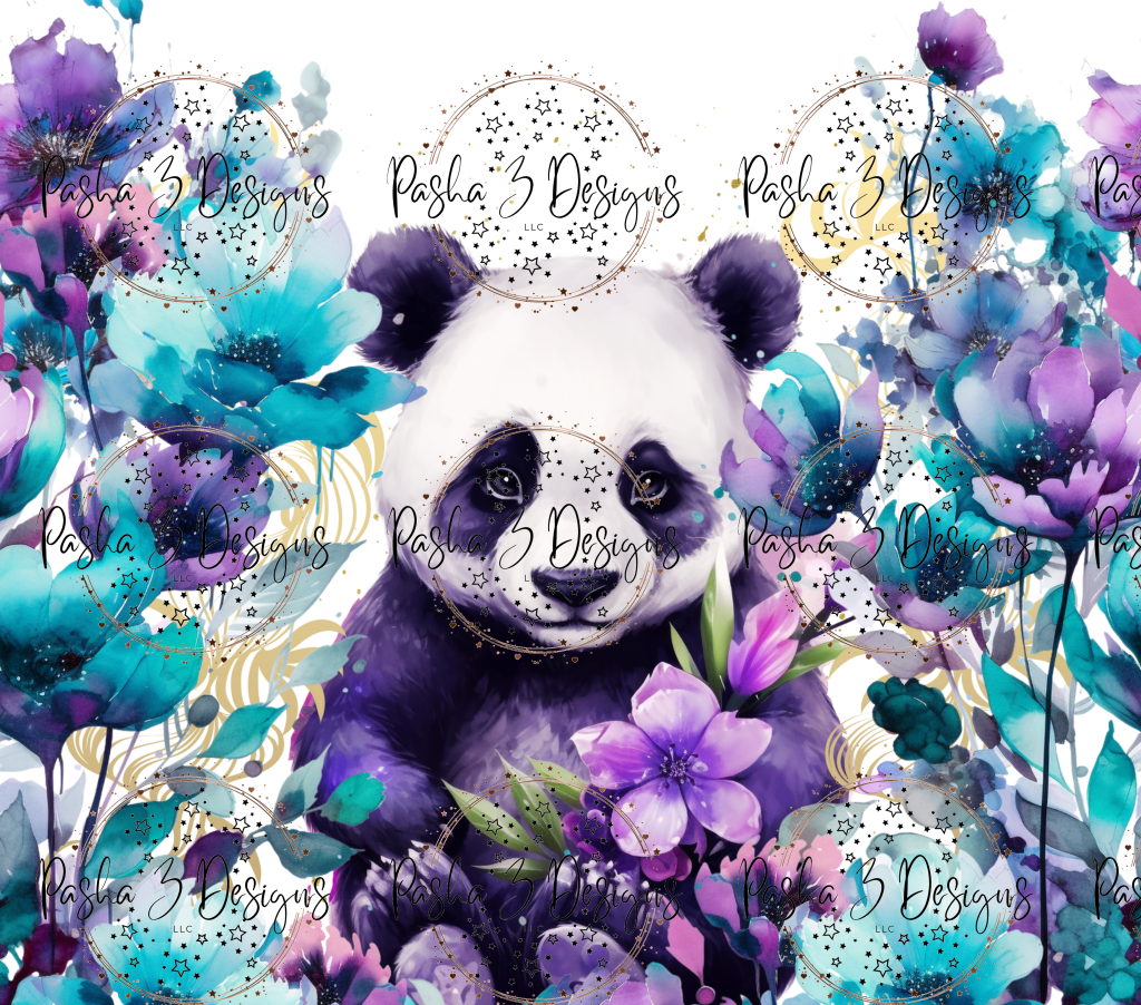 Tw110 Panda Purple Turq Floral