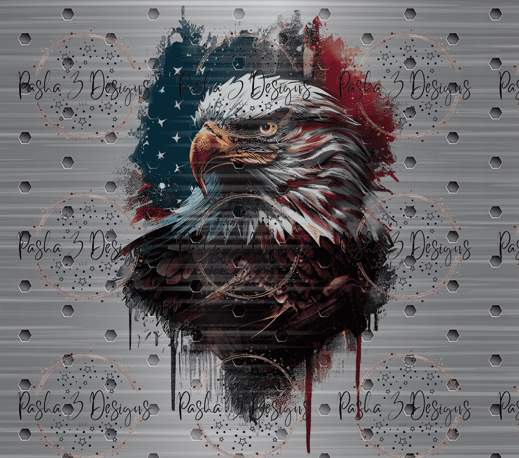 Tw360 Flag Eagle Metal Background