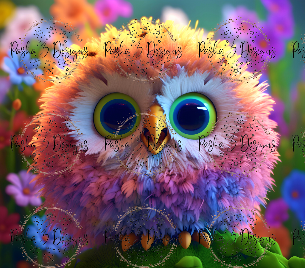 Tw423 Baby Fluffy Owl